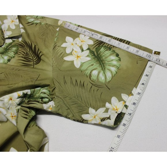 Vintage RJC floral tropical Hawaiian‎ short sleeve button front shirt L - Picture 9 of 13